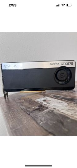 EVGA nVidia GTX 670 PCIe x16 4GB GDDR5 Video Card Working Fine