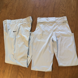 (2) Baseball Nike Dri fit Pants Sz Adult Med (Cash Only)
