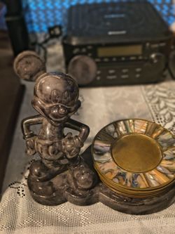 Mickey mouse statue cóasters