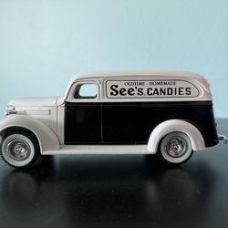 See’s Candies Die Cast Coin Bank