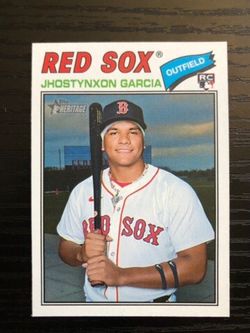 Jhostynxon Garcia 2026 Topps Heritage Base Card #112