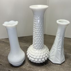 Milk Glass Vases