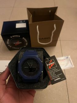 Casio G-Shock Watch Blue GA-2100