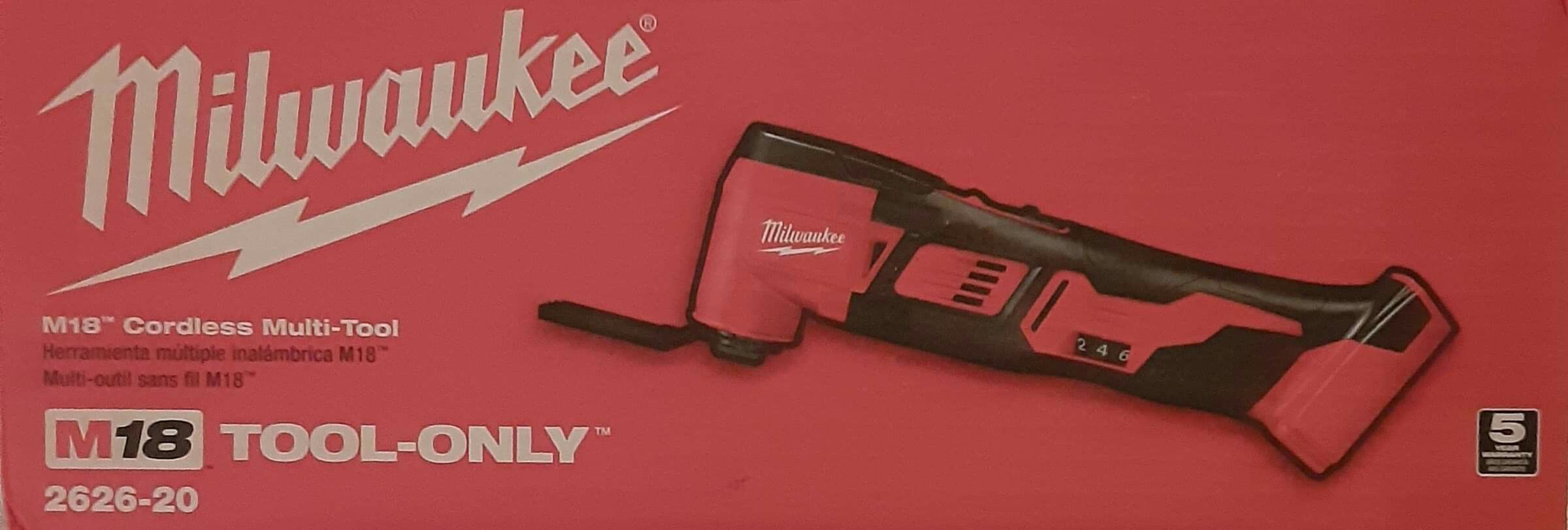 Milwaukee M18 multi-tool (cordless)