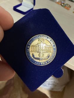 Obama / Biden Harvard collectible lapel pins and California Assembly Cuff links