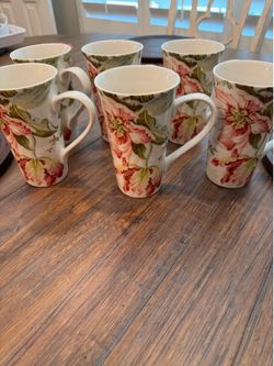 222 Fifth Ellis Latte Coffee Mugs