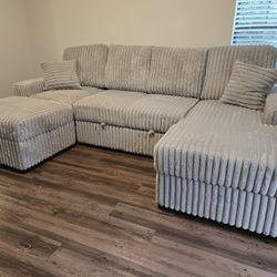 Huge Sleeper SOFA with STORAGE