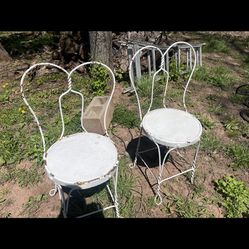 2 Metal Chairs $50 Each 