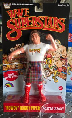 WWE Superstars Action Figure  LJN 80s retro style.