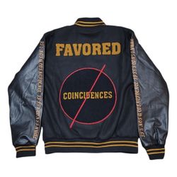 Continual Coincidences FAVORED (No Coincidences) Varsity Letterman Jacket 