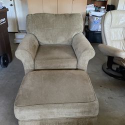 Club Chair And Ottoman 