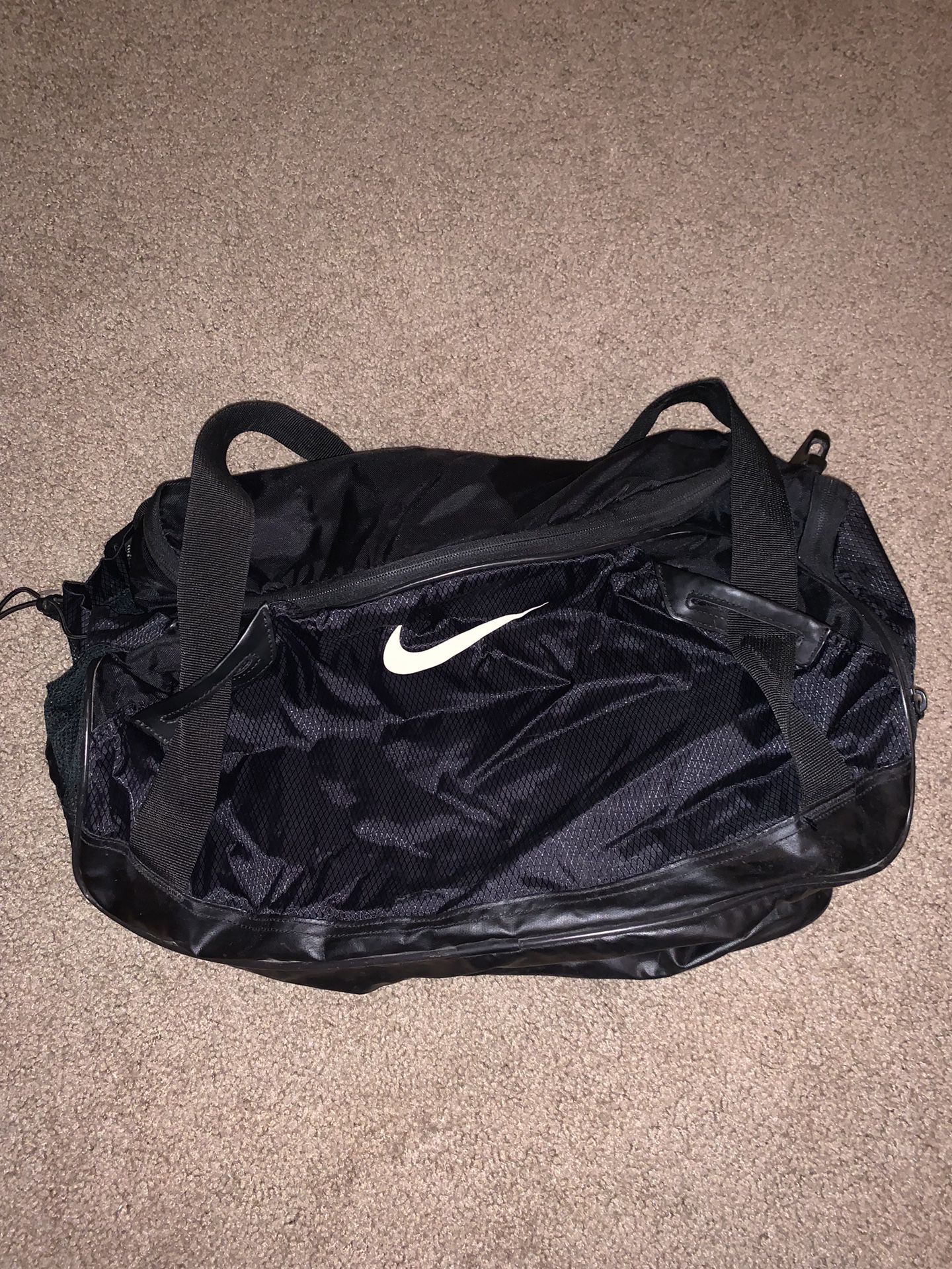 Nike Gym Travel Black Small Duffle Bag
