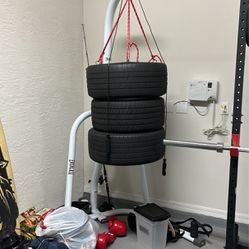 Punching Bag - Made From Old Tires
