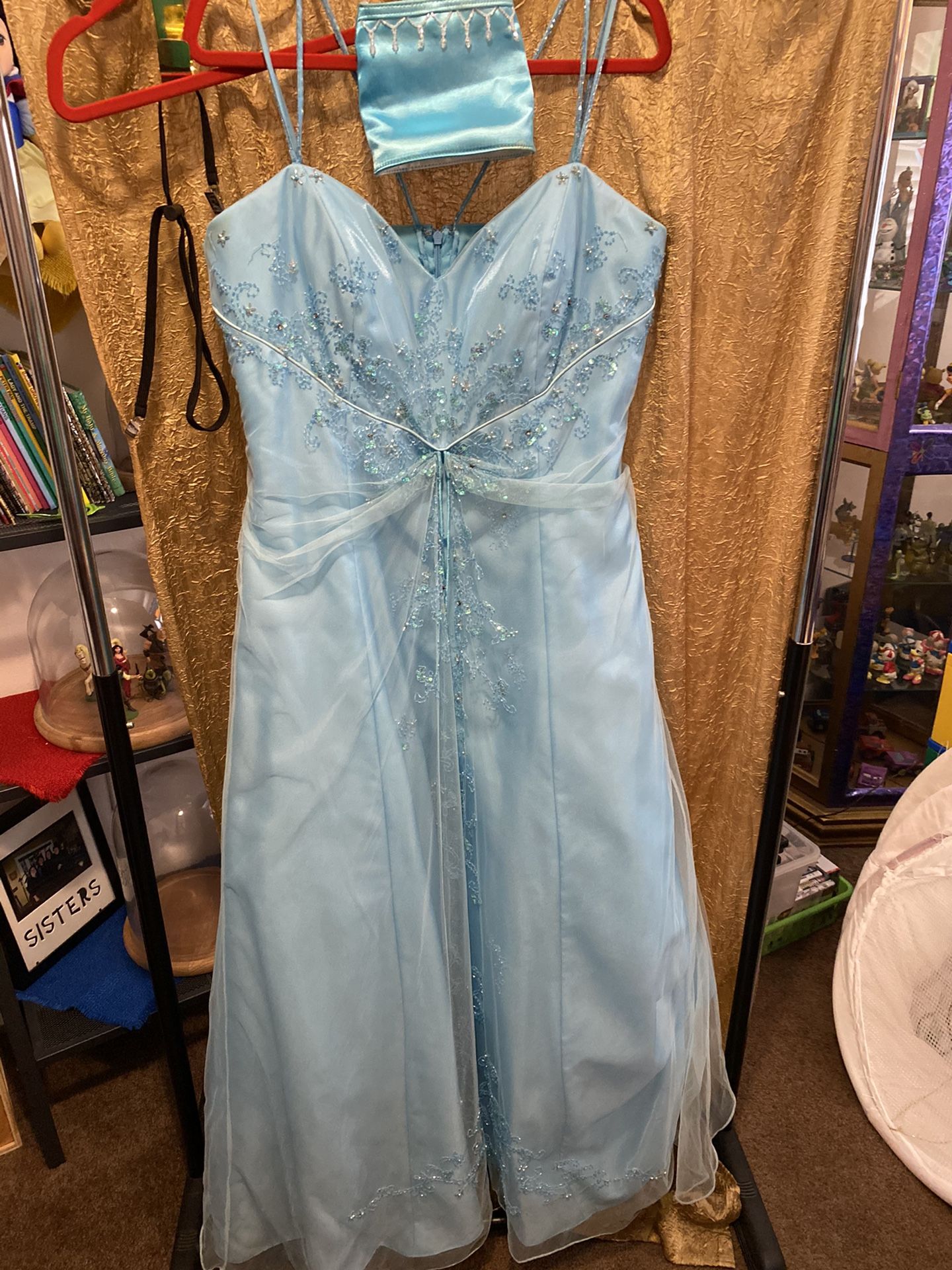 Halloween princess/prom queen dress with purse