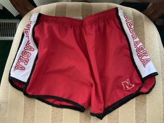 Nebraska Huskers Shorts Athletic Running Medium