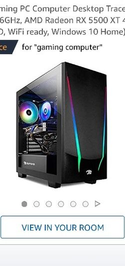 iBUYPOWER Gaming PC Computer Desktop Trace 4 9310 (AMD Ryzen 5 3600 3.6GHz, AMD Radeon RX 5500 XT 4GB, 8GB DDR4 RAM, 240GB SSD, WiFi ready, Windows 10