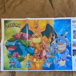 Pokémon Original 3 POSTER !!!