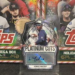 Bowman Platinum Jorge Mateo 01/10 