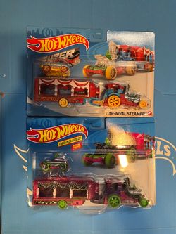 Hot Wheels Car-Nival Steamer 2-Pack Bundle