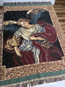 Large Christmas Decorative Tapestry Throw