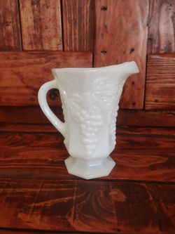 Milk Glass Pitcher