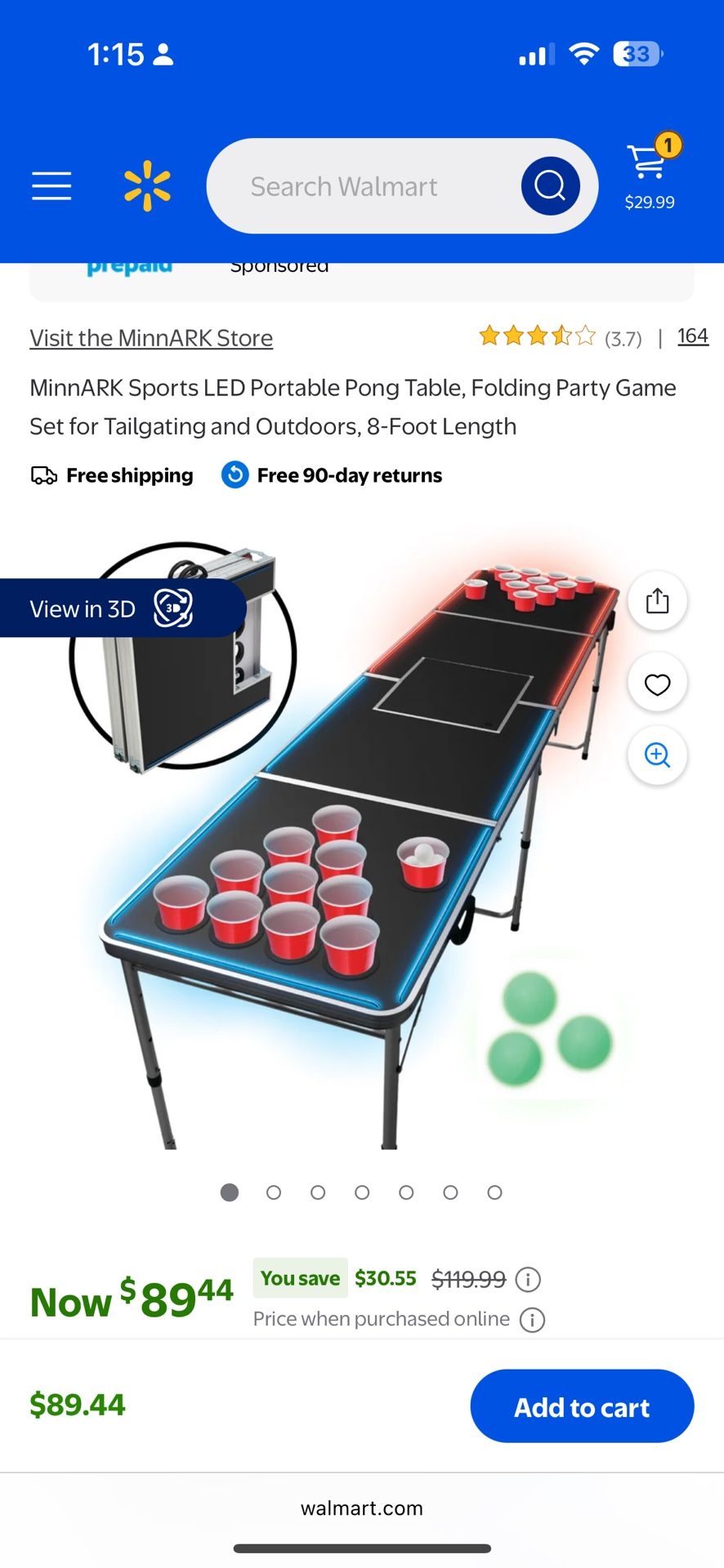 Beer Pong Table 