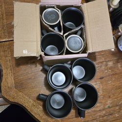 Black Mug Set