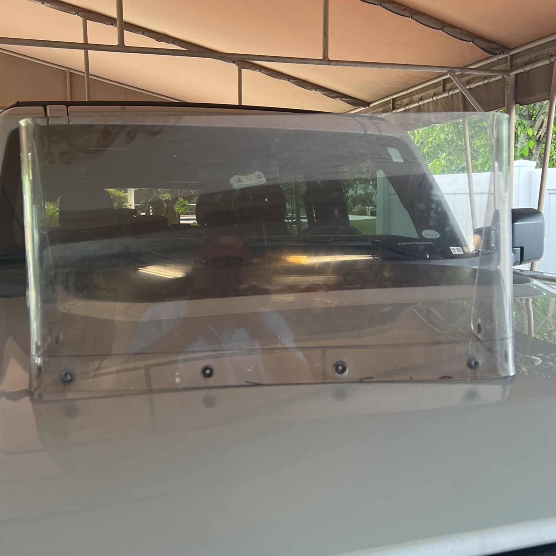 Boat Center Console Windshield