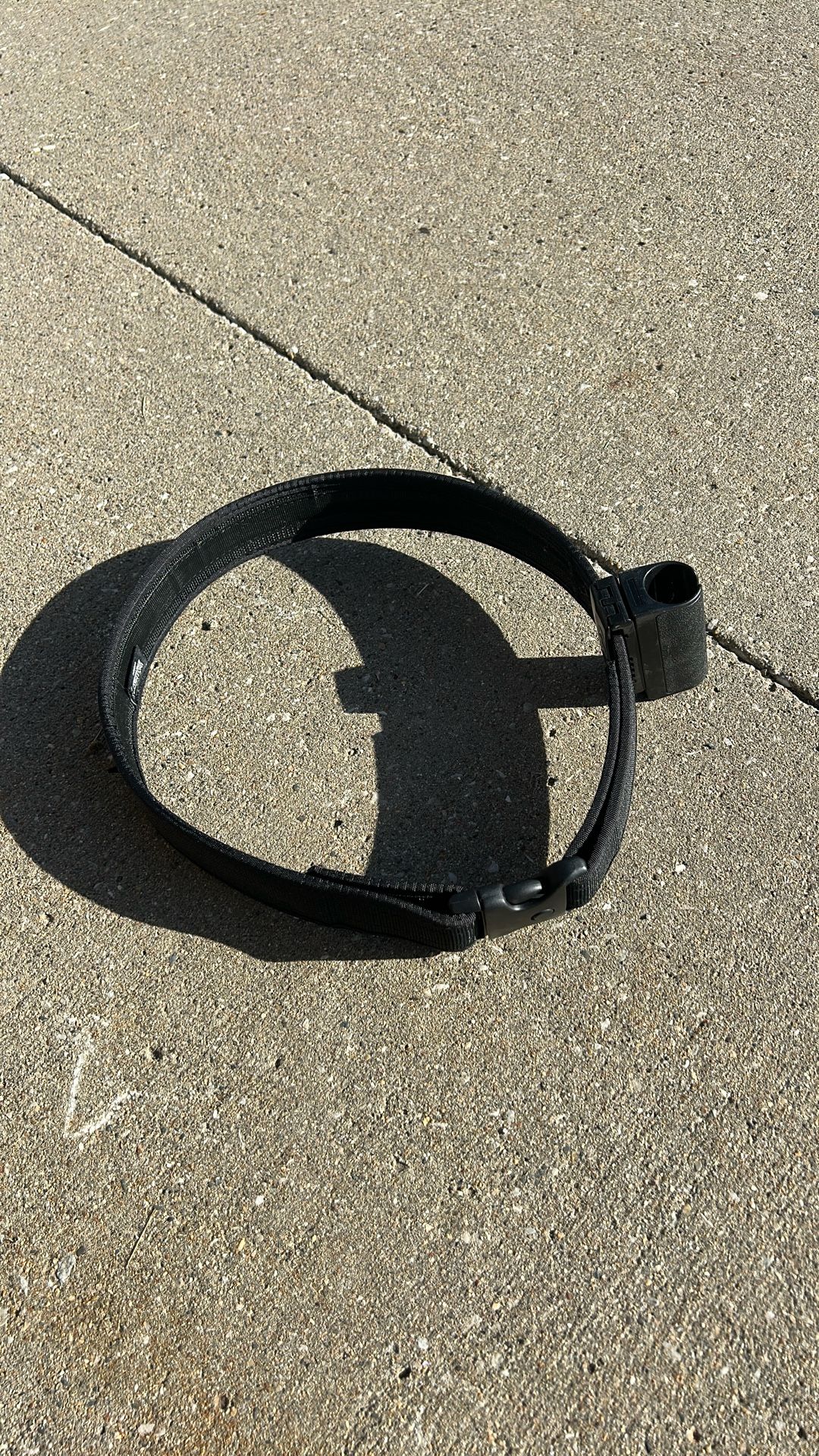Belt With Flashlight Holder 
