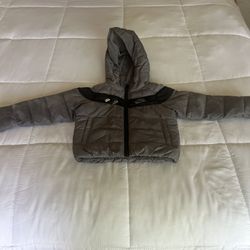 Nike Kids Grey Puffer Jacket 