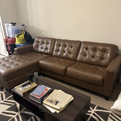 Leather Sofa 
