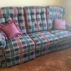 Vintage Recliner Couch 