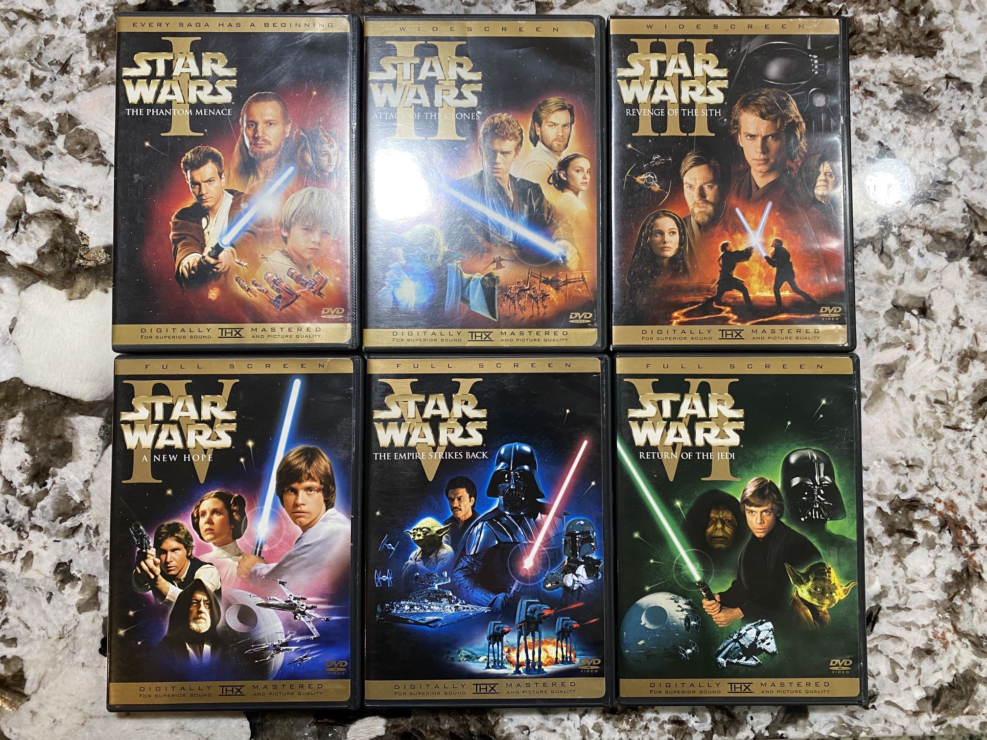 Star Wars DVD Episodes 1-6