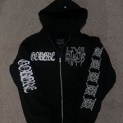 KEN CARSON CHAOS TOUR MERCH BLACK ZIP UP MEDIUM