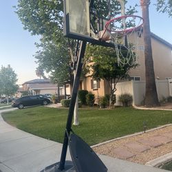 Curb Alert- free basketball hoop.