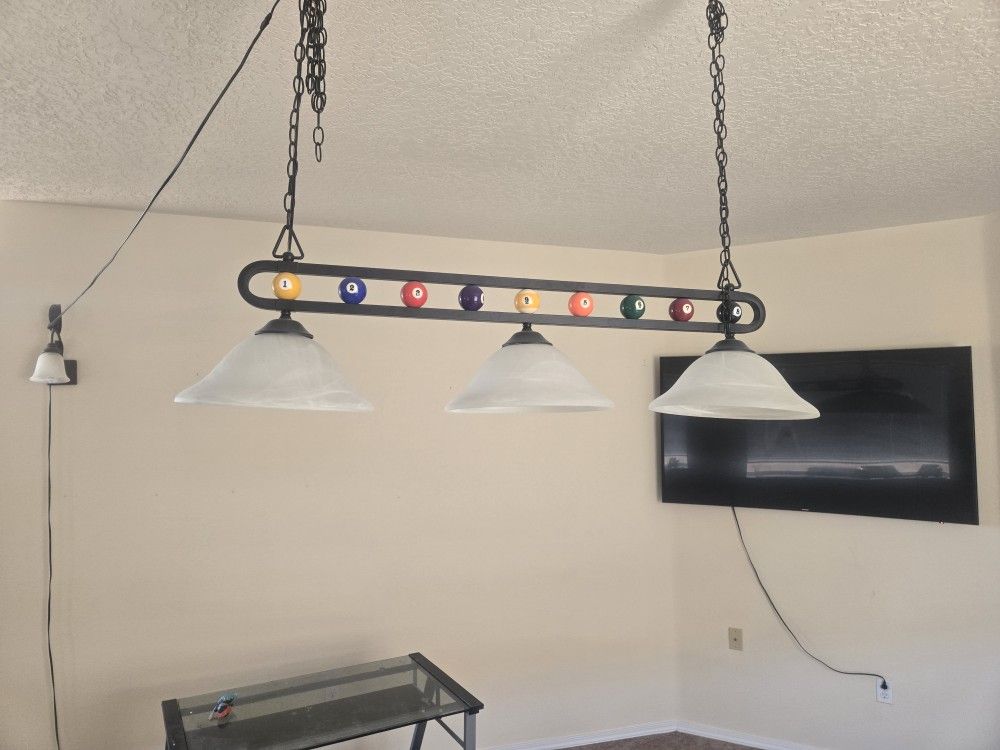 Pool Table Overhead Light