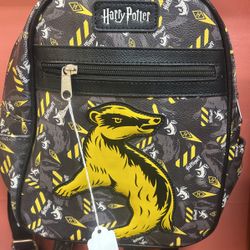 Loungefly Harry Potter Yellow Hufflepuff House Mini Backpack Bag