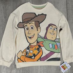 New Disney Toy Story: Woody, Buzz Lightyear & Alien Fleece Sweatshirt 