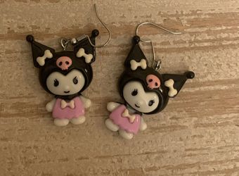 Kuromi from Hello kitty character fun earings