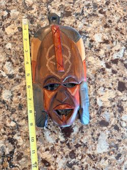 Hand carved mask