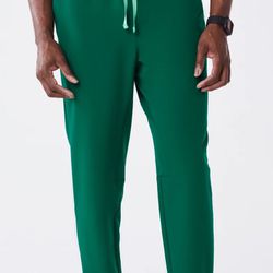 XL Hunter Green Scrub Pants