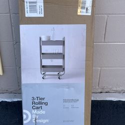 3-Tier Rolling Cart 