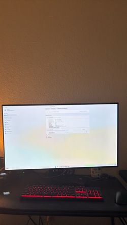 LG 32” 4k 240hz oled with a 1080 p 480 hz mode