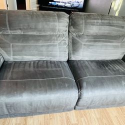 Ashley Double Recliner Sofa Couch 