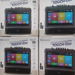 Compact And Powerful Bluetooth Kareoke Party Speakers With Screen . WiFi YouTube App 