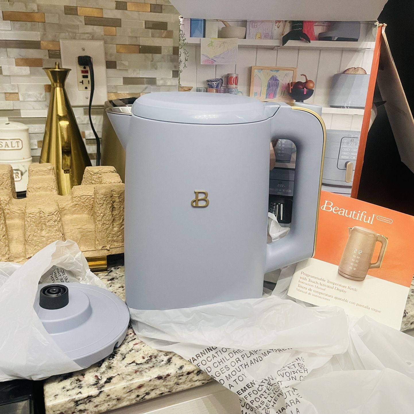 Beautiful brand 1.7 Liter One-Touch Electric Kettle for Sale in Willow  Spring, NC - OfferUp