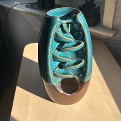 Large Ceramic Waterfall Incense Burner