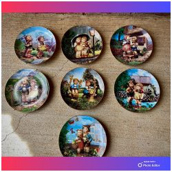 Vintage Hummel Limited Edition Danbury Mint Collector Plates With Wall Hangers—$10 EACH