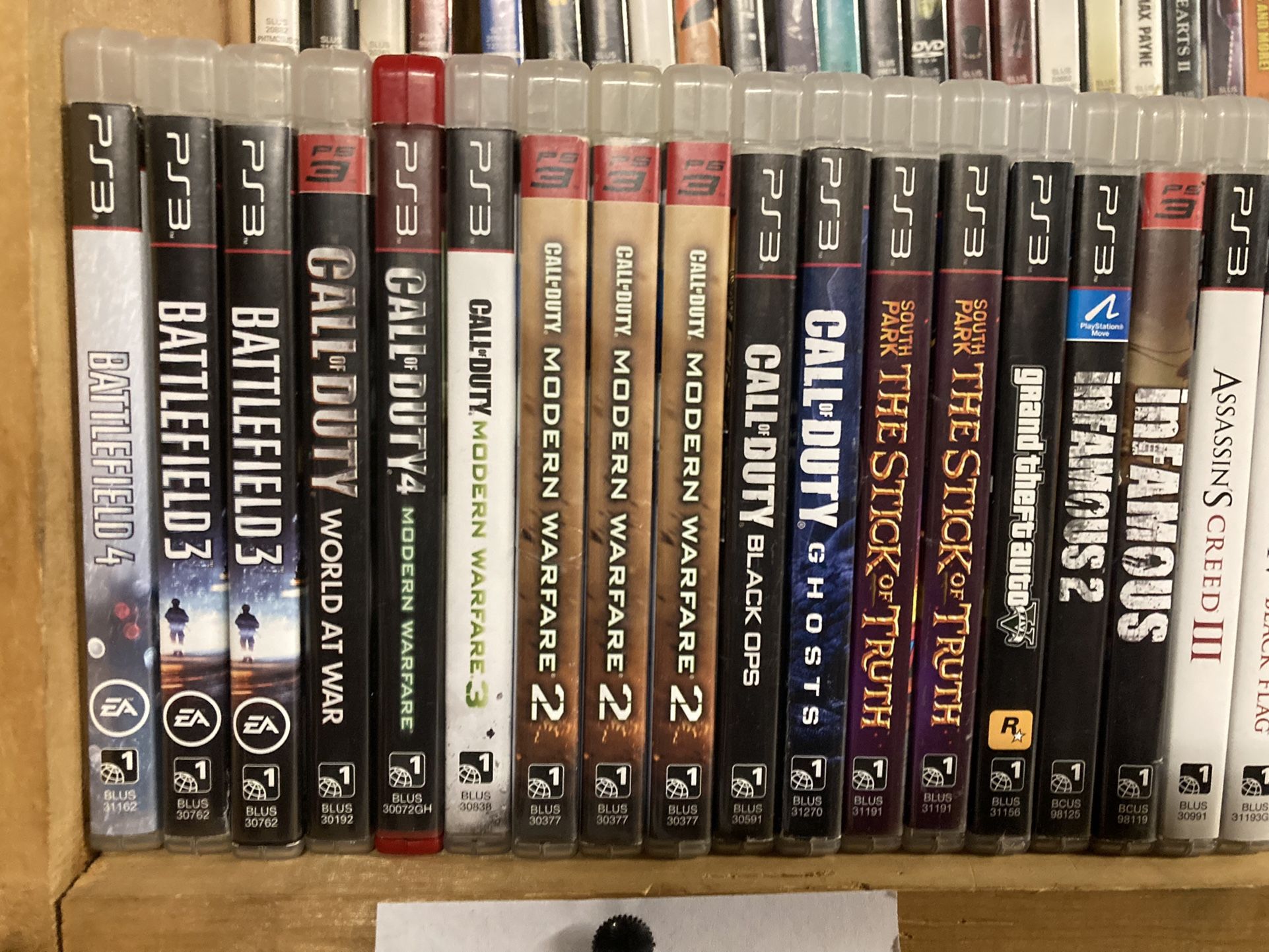 PS3 Complete inbox games