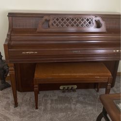 Kimball Artist Console And Bench Seat